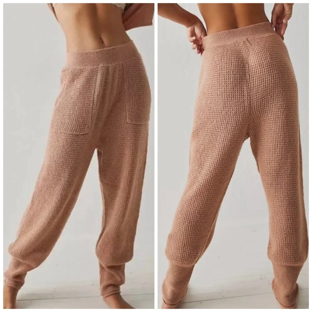 Free People C.O.Z.Y. Pants Café Cream XS NWT
